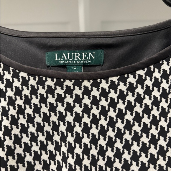 Ralph Lauren Black and White Houndstooth Dress - Picture 2 of 2